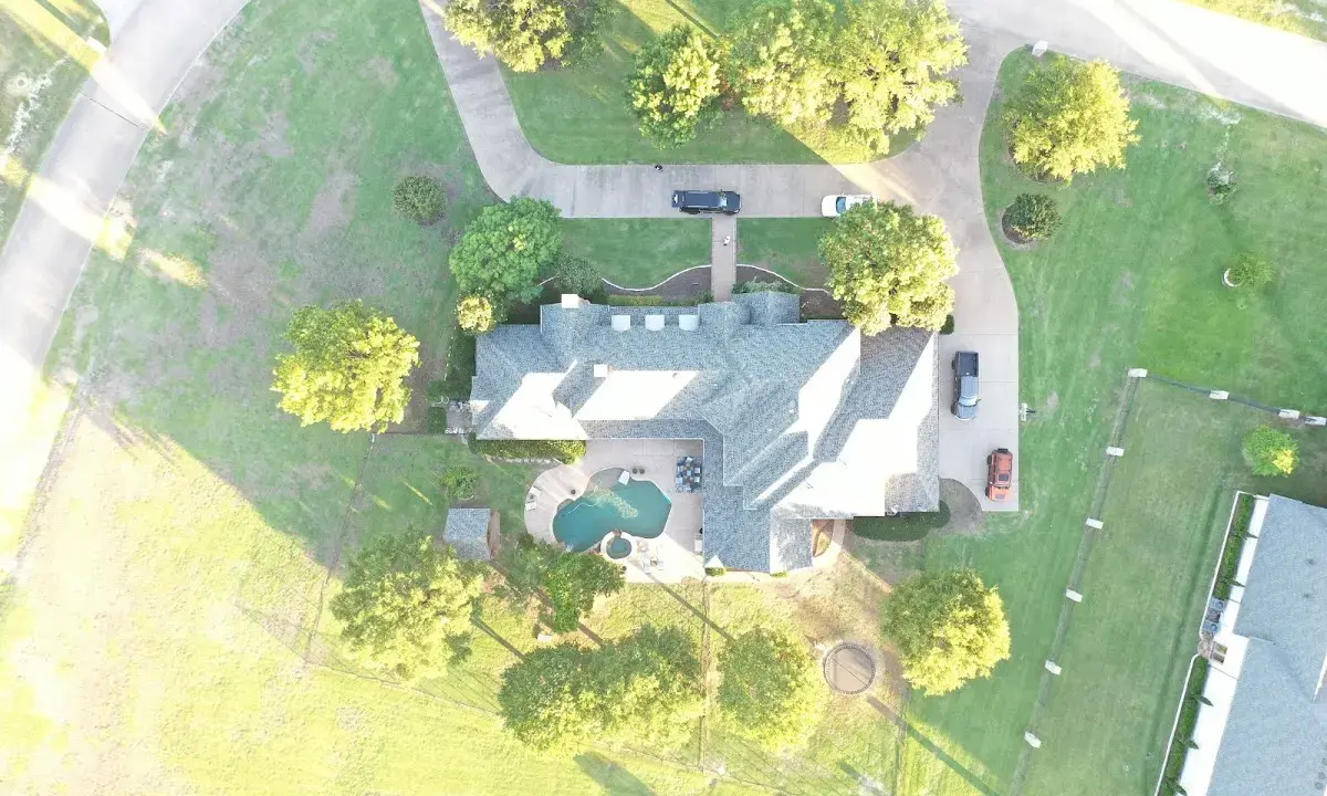 New shingle roof installation on a home in Hot Springs Village